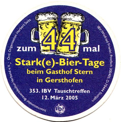 augsburg a-by hasen ibv 4b (rund215-353 tauschtreffen 2005) 